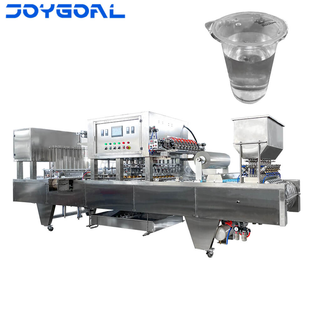 BHJ-16全自動水洗塑料水杯果汁飲料杯盒灌裝封口機(jī)
